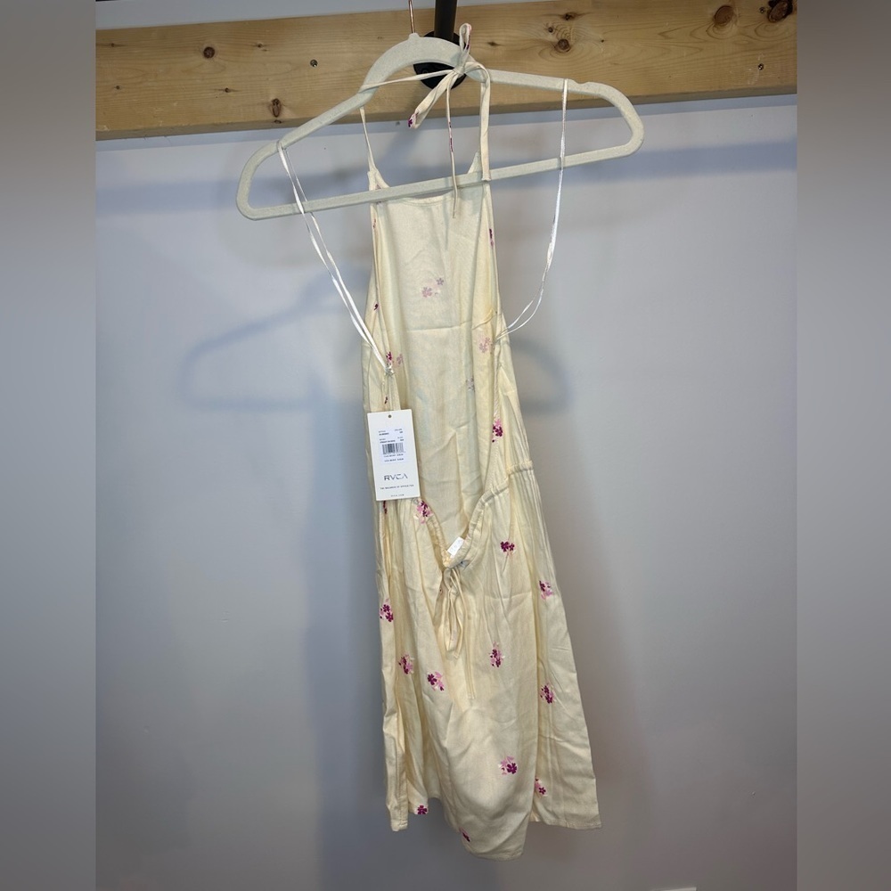 NWT RVCA Women's Straight On Halter Top Dress SIZE XS - Picture 6 of 7
